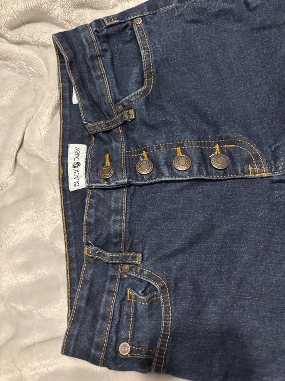 Black Daisy Women’s Dark Blue Skinny Jeans